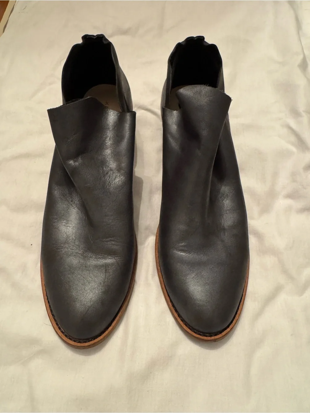 Kelsi Dagger Brooklyn Womens Black Metallic Leather Booties